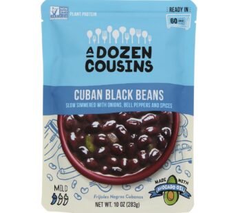 A Dozen Cousins – Ready To Eat Beans – Cuban Black – Case Of 6 – 10 Oz.