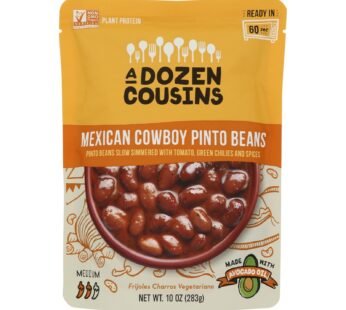 A Dozen Cousins – Ready To Eat Beans – Mexican Pinto – Case Of 6 – 10 Oz.