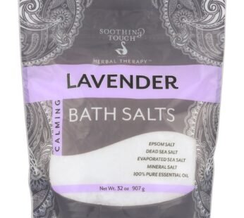 Soothing Touch Bath Salts – Lavender Calming – 32 Oz