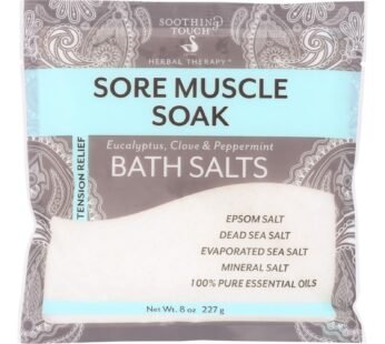 Soothing Touch Bath Salts – Muscle Soak – Case Of 6 – 8 Oz