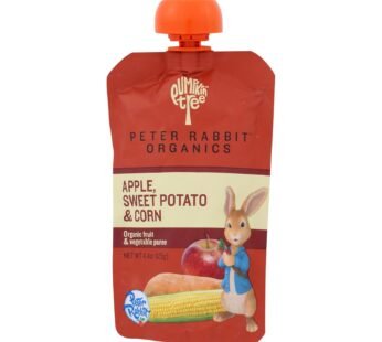 Peter Rabbit Organics Veggie Snacks – Sweet Potato Corn And Apple – Case Of 10 – 4.4 Oz.