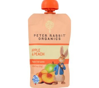 Peter Rabbit Organics Fruit Snacks – Peach And Apple – Case Of 10 – 4 Oz.