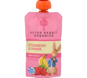 Peter Rabbit Organics Fruit Snacks – Strawberry And Banana – Case Of 10 – 4 Oz.