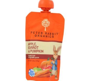 Peter Rabbit Organics Baby Food – Organic – Vegetable And Fruit Puree – Pumpkin Carrot And Apple – 4.4 Oz – Case Of 10