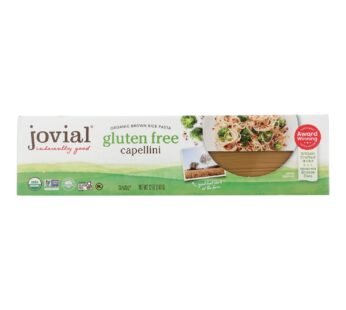 Jovial – Gluten Free Brown Rice Pasta – Capellini – Case Of 12 – 12 Oz.