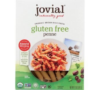 Jovial – Pasta – Organic – Brown Rice – Penne Rigate – 12 Oz – Case Of 12