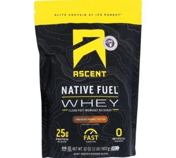 Ascent Native Fuel – Whey Chocolate Peanut Butter – 1 Each – 2 Lb