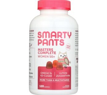 Smartypants Masters Complete Women 50+ Blueberry Orange Crème Strawberry Banana Gummies – 1 Each – 120 Ct