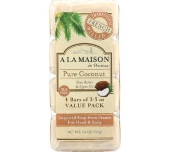 A La Maison – Bar Soap – Pure Coconut – 4/3.5 Oz