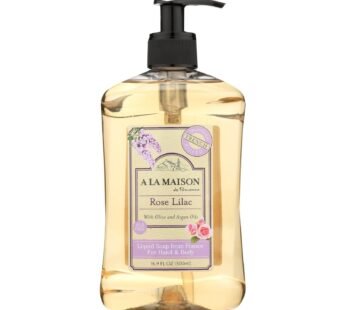 A La Maison – Liquid Hand Soap – Rose Lilac – 16.9 Fl Oz.