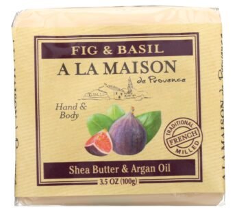 A La Maison – Bar Soap – Fig and Basil – Case of 6 – 3.5 Oz