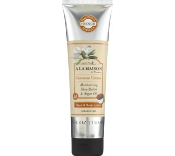 A La Maison – Hand And Body Lotion – Coconut Creme – 5 Fl Oz