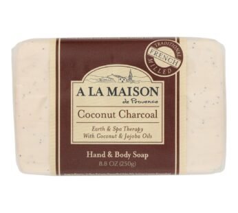 A La Maison – Bar Soap – Coconut Charcoal – 8.8 Oz