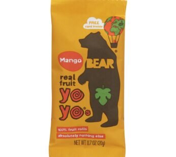 Bear Real Fruit Roll Yoyo – Mango – Case Of 6 – 3.5 Oz