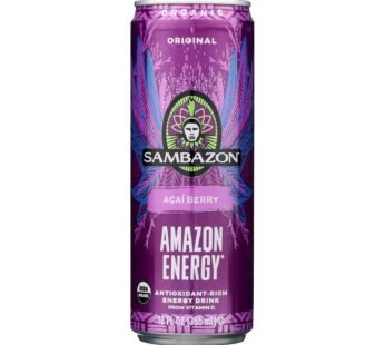 Sambazon Organic Amazon Energy Drink – Original – Case Of 12 – 12 Fl Oz