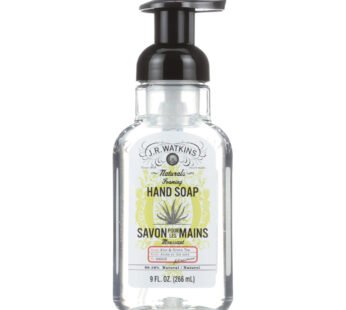 J.R. Watkins Hand Soap – Foam – Aloe & Green Tea – Case of 6 – 9 fl oz