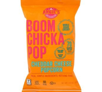 Angie’s Kettle Corn Popcorn – Boom Chicka Pop – Cheddar – Case Of 12 – 4.5 Oz