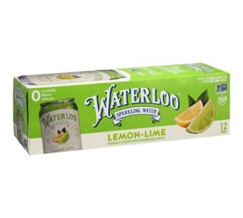 Waterloo’s Lime Sparkling Water – Case of 2 – 12/12 FZ