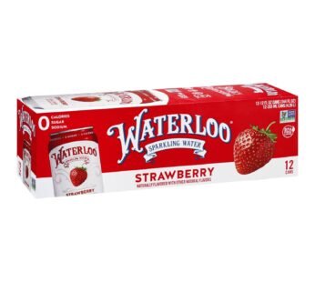 Waterloo – Sparkling Water Strawberry – Case of 2 – 12/12 FZ