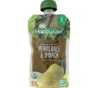 Happy Baby Happy Baby Clearly Crafted – Apples Kale And Avocados – Case Of 16 – 4 Oz.