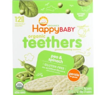 Happy Baby Gentle Tethers – Pea And Spinach – Case Of 6 – 1.7 Oz.