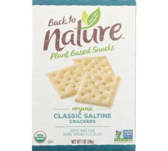 Back To Nature Crackers – Organic – Classic Saltine – 7 Oz – Case Of 6