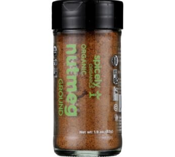 Spicely Organics – Organic Nutmeg – Ground – Case Of 3 – 1.9 Oz.