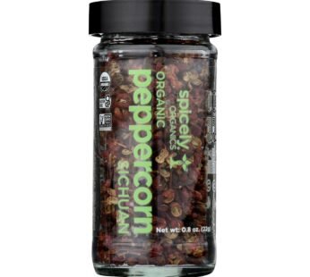 Spicely Organics – Organic Sichuan Peppercorn – Case Of 3 – 0.8 Oz.