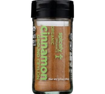 Spicely Organics – Organic Cinnamon Ceylon – Grnd – Case Of 3 – 1.4 Oz.