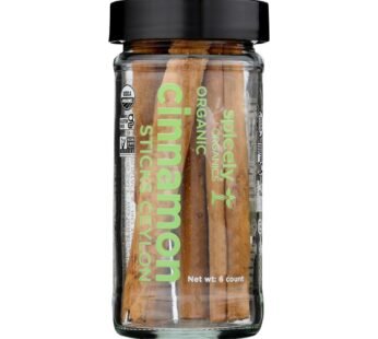 Spicely Organics – Organic Cinnamon Ceylon – Sticks – Case Of 3 – 6 Count