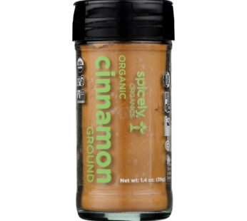 Spicely Organics – Organic Cinnamon – Ground – Case Of 3 – 1.4 Oz.