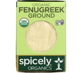 Spicely Organics – Organic Fenugreek – Ground – Case of 6 – 0.45 oz.