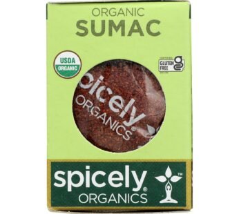 Spicely Organics – Organic Sumac – Case of 6 – 0.45 oz.