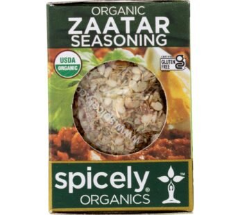 Spicely Organics – Organic Zaatar Seasoning – Case of 6 – 0.35 oz.