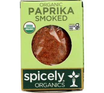 Spicely Organics – Organic Paprika – Smoked – Case Of 6 – 0.45 Oz.