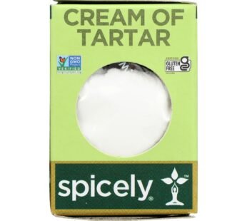 Spicely Organics – Cream of Tartar – Case of 6 – 0.5 oz.