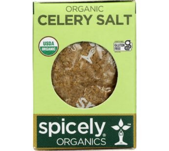 Spicely Organics – Organic Celery Salt – Case of 6 – 0.5 oz.