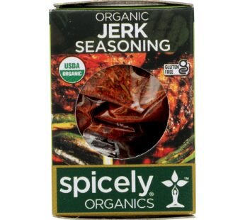Spicely Organics – Organic Jerk Seasoning – Case of 6 – 0.45 oz.