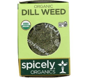 Spicely Organics – Organic Dill Weed – Case Of 6 – 0.1 Oz.