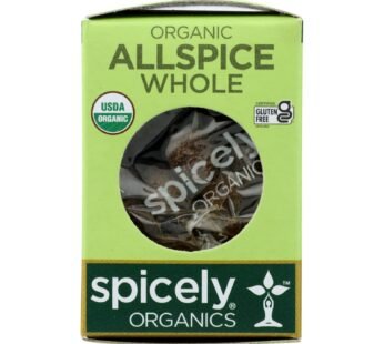 Spicely Organics – Organic Allspice – Whole – Case of 6 – 0.3 oz.