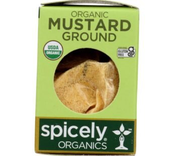 Spicely Organics – Organic Mustard – Ground – Case of 6 – 0.4 oz.