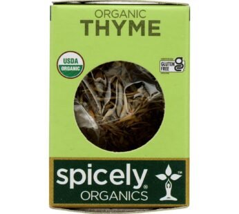 Spicely Organics – Organic Thyme – Case of 6 – 0.1 oz.