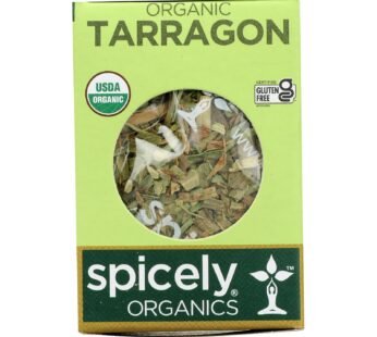 Spicely Organics – Organic Tarragon – Case of 6 – 0.1 oz.