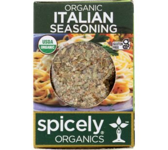 Spicely Organics – Organic Italian Seasoning – Case of 6 – 0.1 oz.