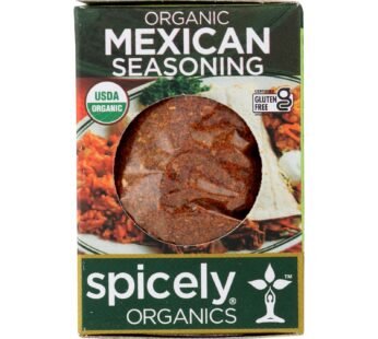 Spicely Organics – Organic Mexican Seasoning – Case of 6 – 0.5 oz.