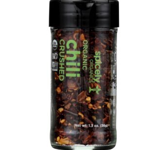 Spicely Organics – Organic Chili – Crushed – Case Of 3 – 1.3 Oz.