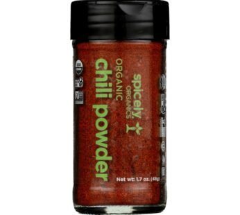 Spicely Organics – Organic Chili – Powder – Case Of 3 – 1.7 Oz.