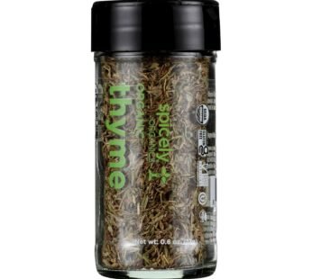 Spicely Organics – Organic Thyme – Case Of 3 – 0.6 Oz.