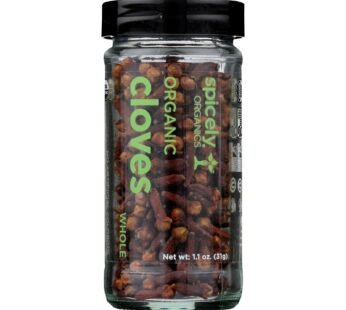 Spicely Organics – Organic Cloves – Whole – Case Of 3 – 1.1 Oz.