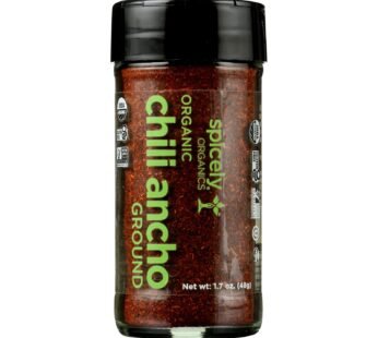 Spicely Organics – Organic Org Chili Ancho Ground – Case Of 3 – 1.7 Oz.